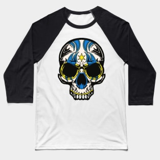 Luchador Skull Baseball T-Shirt